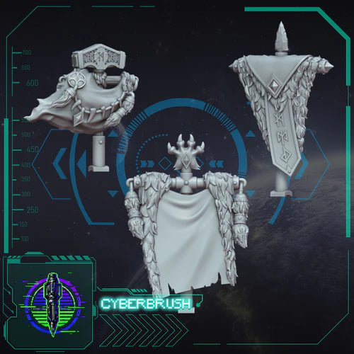 Space Vikings, Backpack Banners