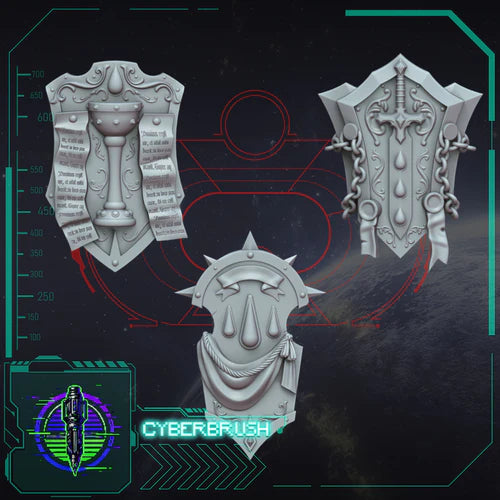 Crimson Angels, Shields (Left hands)