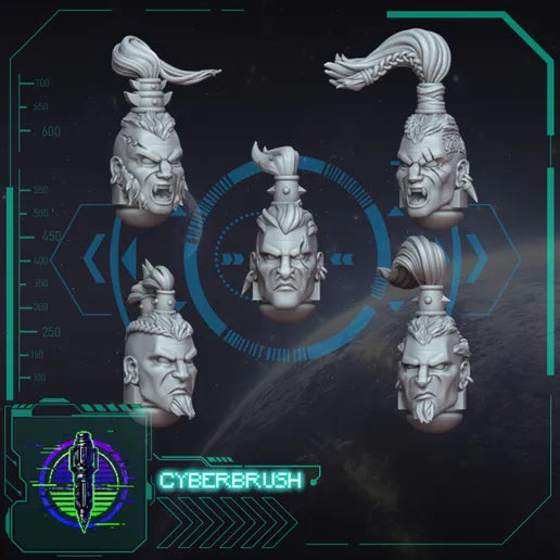 Space Viking Head set 4