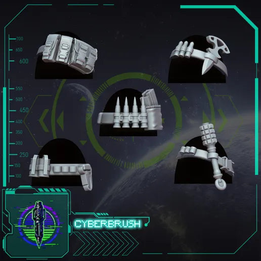 Shoulder straps set 2